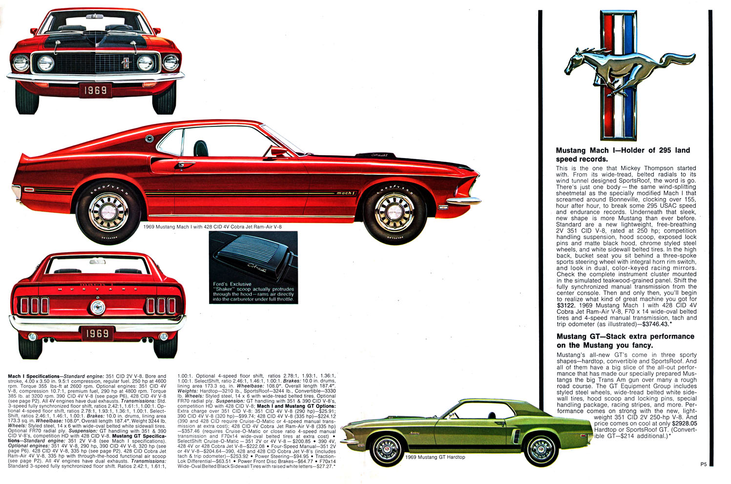 1969 Ford Performance Brochure Page 4